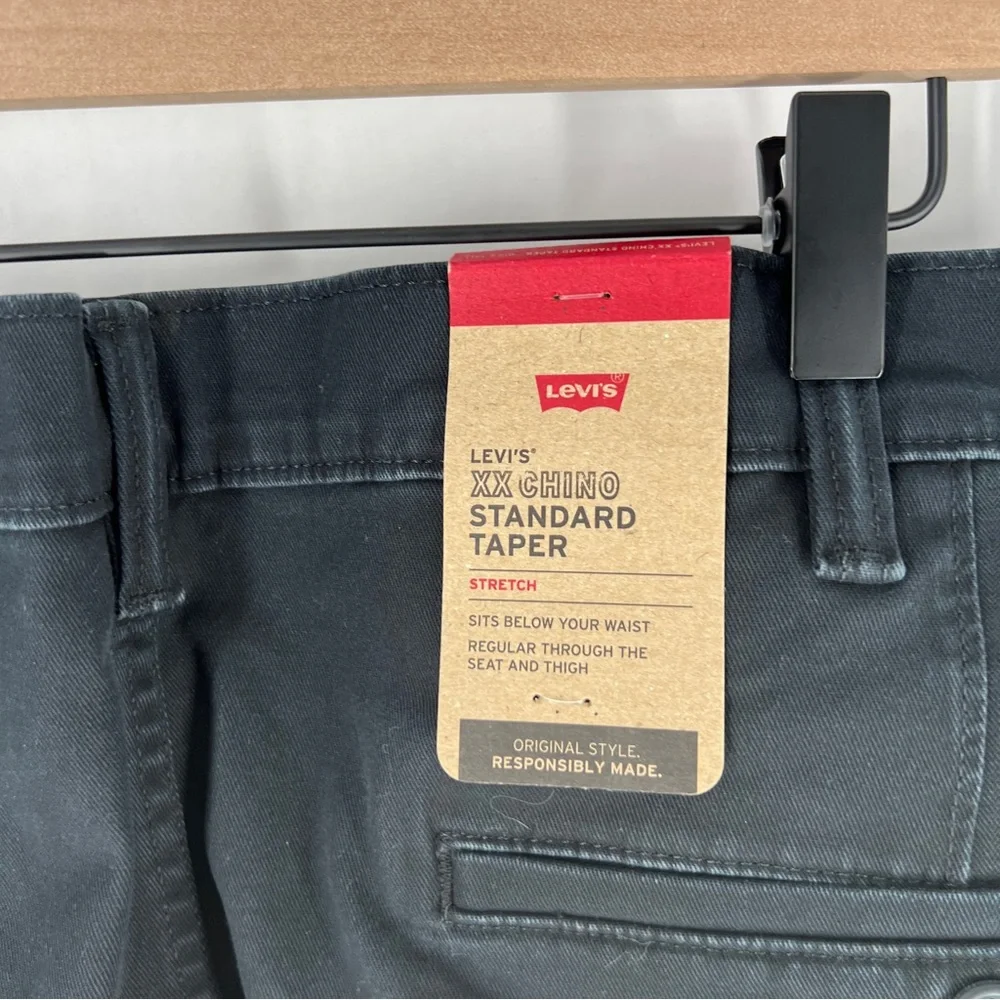 Levi's Men's XX Chino Standard Taper‎ Fit Stretch Pants Navy NWT Size 44